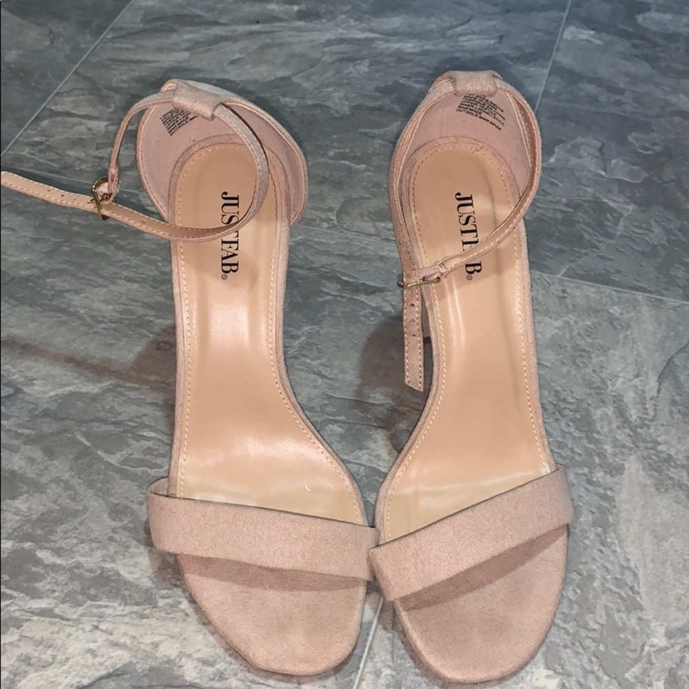 Nude Open Toed Heels